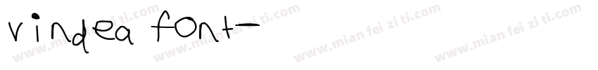 vindea font字体转换